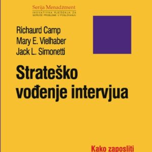 Strateško vođenje intervjua : kako zaposliti dobre ljude – Richaurd Camp, Mary E. Vielhaber, Jack L. Simonetti